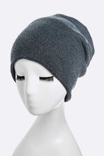 Load image into Gallery viewer, Double Layer Soft Convertible Beanie
