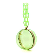 Load image into Gallery viewer, Acrylic Chain Handle See Thru Ball Crossbody Bag
