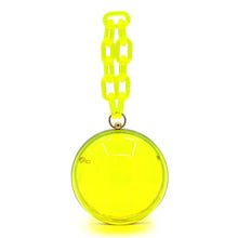 Load image into Gallery viewer, Acrylic Chain Handle See Thru Ball Crossbody Bag
