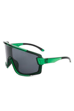 Load image into Gallery viewer, Oversize Sporty Square Chunky Shield Sunglasses
