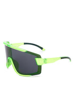 Load image into Gallery viewer, Oversize Sporty Square Chunky Shield Sunglasses
