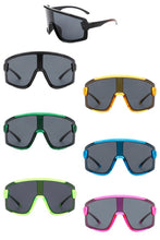 Load image into Gallery viewer, Oversize Sporty Square Chunky Shield Sunglasses
